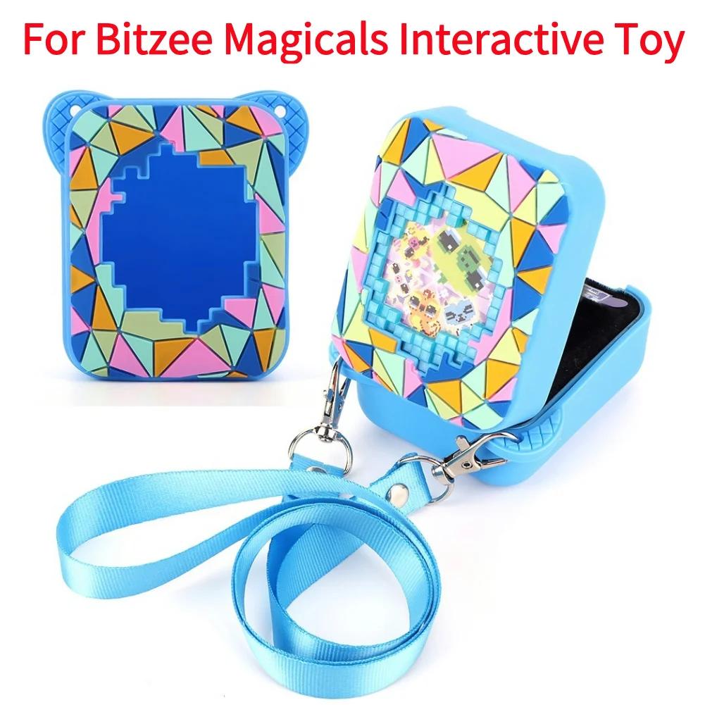 For Bitzee Digital Pet Protective Case Cover With Long Lanyard Silicone Protective Cover For Bitzee Magicals Interactive Toy