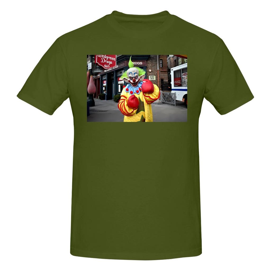 Funny Shorty The Klown Unisexs Printed Tshirt Unisex T Shirtboys