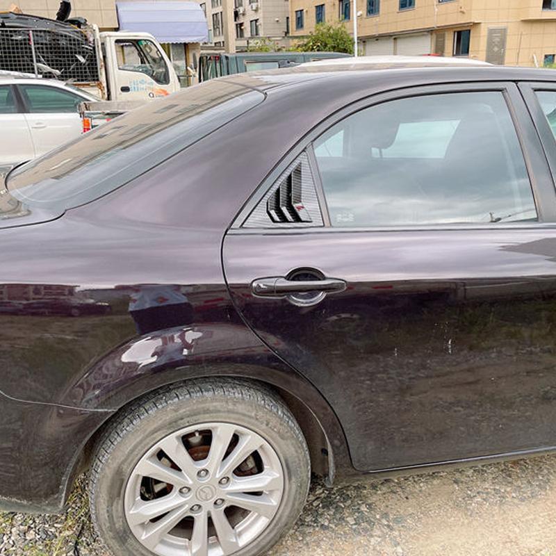 For Mazda 6 Sedan 2002 2003 2004 2005-2008 ABS Plastic Rear Window Quarter Louver Cover Side Vent Trim Car Adhesive Accessories