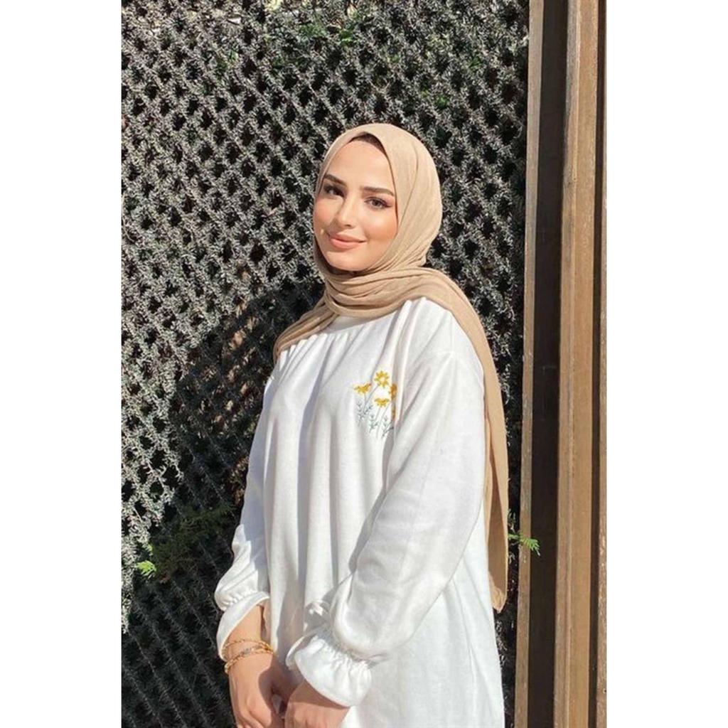 Premium Jersey Hijab Beige