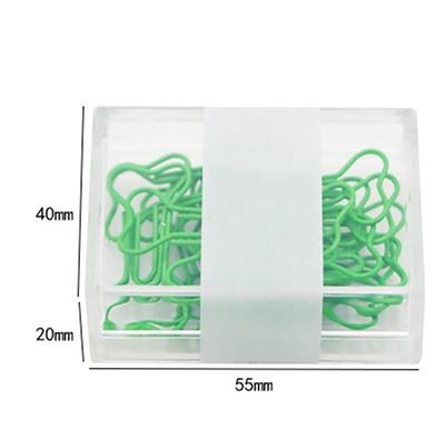20pcs  Office Storage, Gift, Metal, Bone Paper Clip, Cute Paper Clip, Creative Clip, Invisible Export