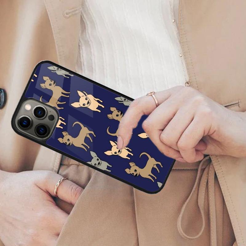 Cartoon Chihuahua Dog Magnetic Phone Case For APPLE iPhone 17 Air 16 14 13 12 Pro Max 15 Plus Wireless Charge With MagSafe Cover