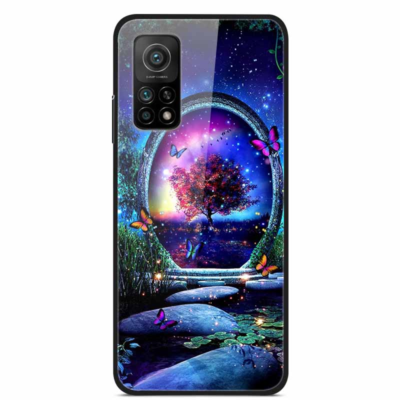 For Xiaomi Redmi Note 11 Case 11Pro 5G Tempered Glass Luxury Hard Back Cover For Xiaomi Redmi Note 11s Case Note11 Pro 5G Coque