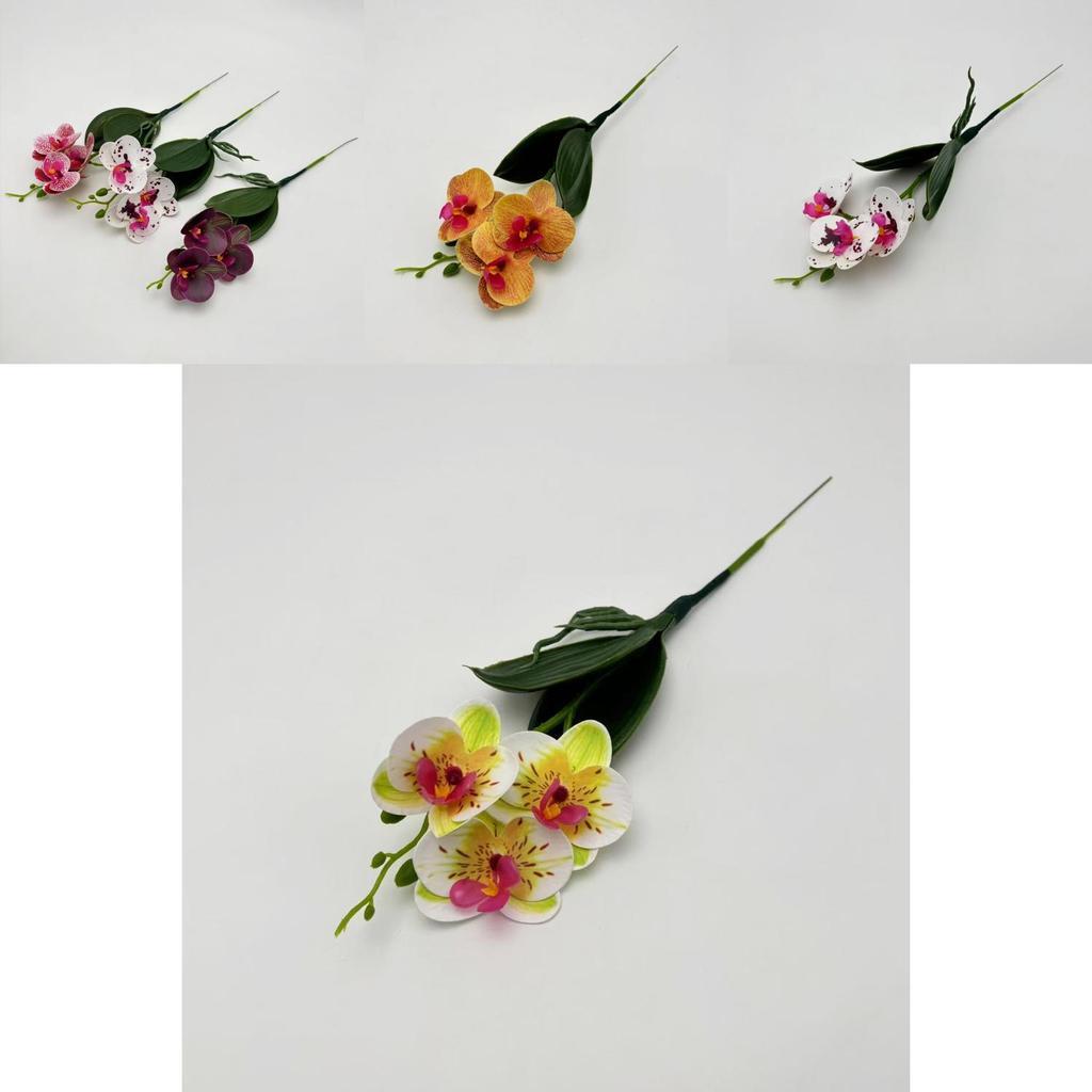 Phalaenopsis Artificial Orchid With 3d Printed Design For Outdoor Photography And Home Styling
