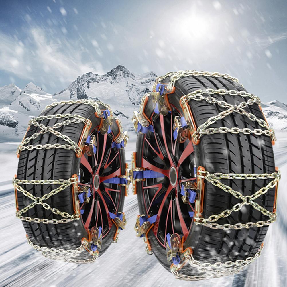 Catene da neve per pneumatici migliorate per camper, camion, SUV, catene da neve antiscivolo per impieghi gravosi