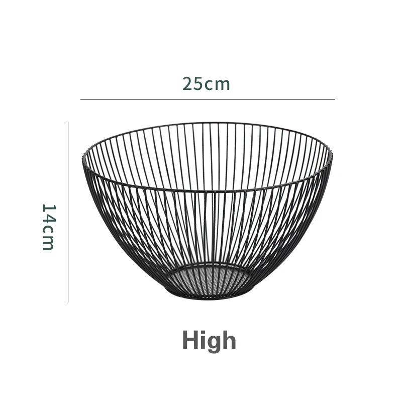 Bol cu fructe suport pentru tort Farfurii veselă Vase Farfurie pentru gustări Coș cu fructe din fier Farfurie creativă pentru fructe Coș de depozitare pentru gustări și bomboane