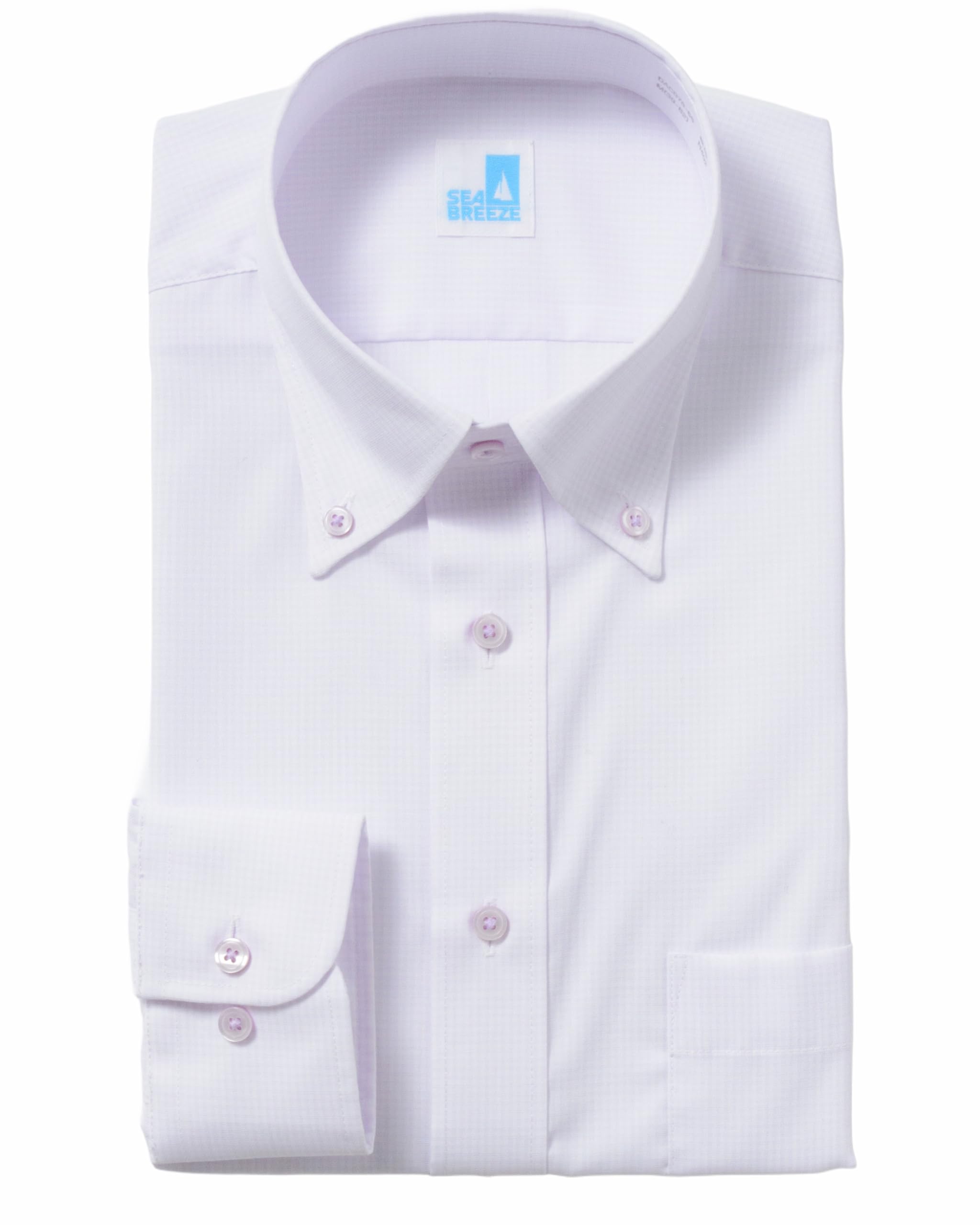 

Flex Japan SEA BREEZE Men s Long Sleeve Button-Down Dress Shirt, 7865, Purple, Non-Iron, Wrinkle-Resistant, Cool-to-the-Touch, Breathable, Regular Fit