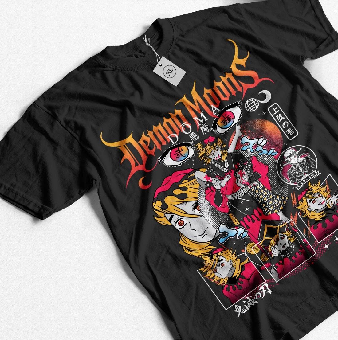 

Doma T-Shirt Demon Slayer Tanji Kimetsu no Yaiba Gift Unisex Shirt All Size 4XL