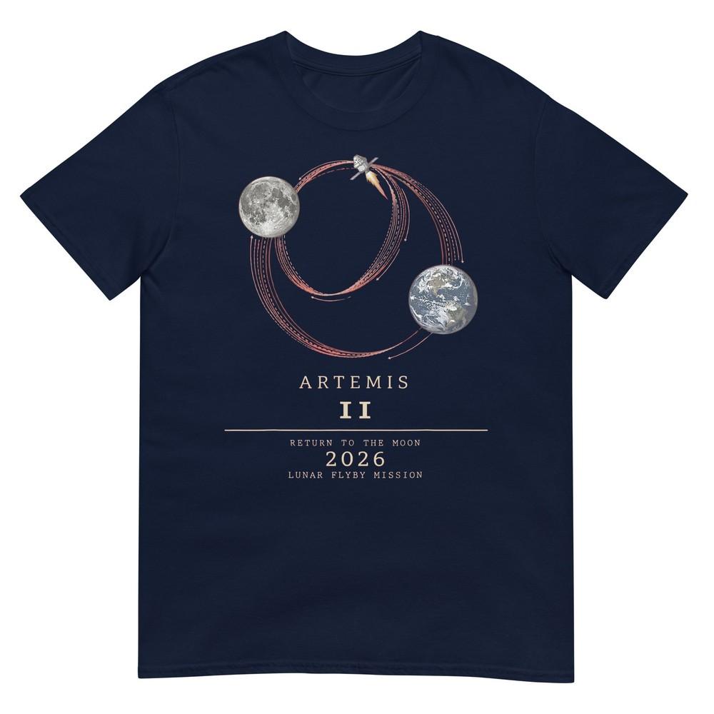 Artemis Artemis 2 Rocket Launch Moon TShirt S
