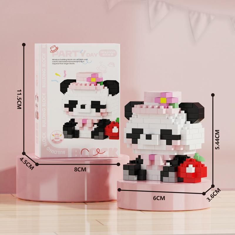 New Creative Micro-particle Toy Building Blocks K226-K248 Hat Party Animation Cartoon Series Educational Leisure Toys