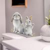 Lovely Rabbit Wall Stickers Waterproof Removable Self Adhesive Decals for Home Living Room Hallway Decor