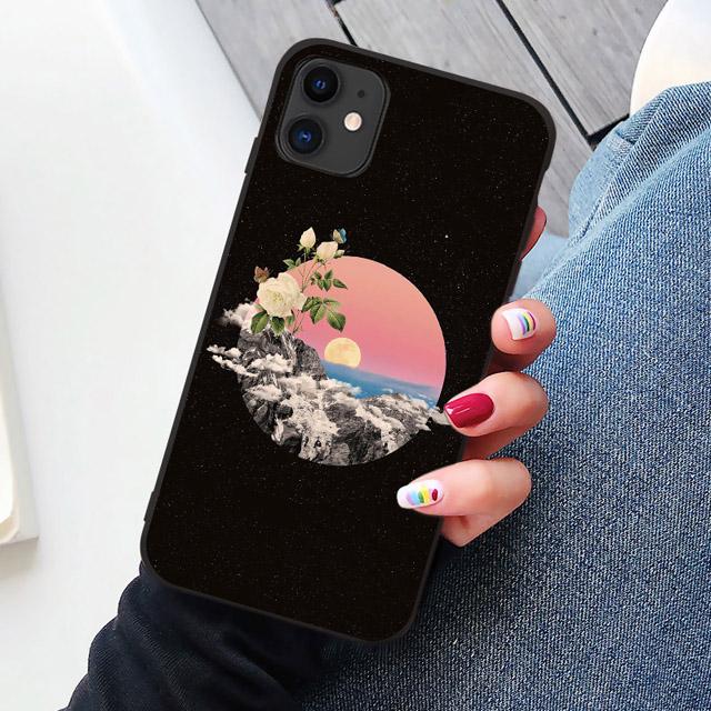 Anime Kanagawa Big Waves Ocean Wave Phone Case For iPhone 16 15 14 11 12 13 Pro Max Mini X XS XR 7 8 Plus SE Shockproof Cover