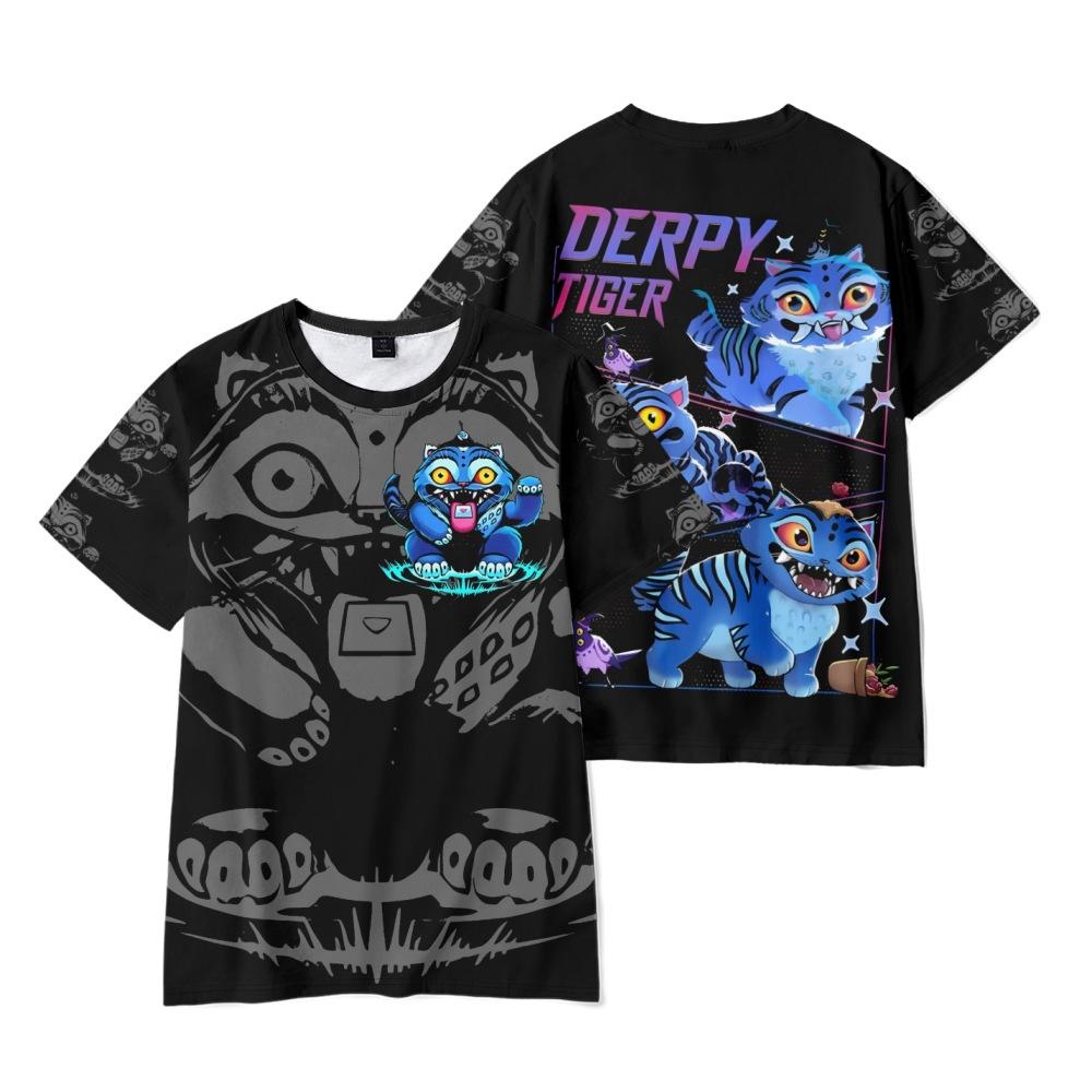 New Funny Cartoon KPop Demon Hunters T Shirts Cool Men's Tshirt O Neck Casual Unisex Streetwear Anime Fashion Tee