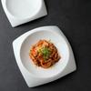 Creative Square Ceramic Dinner Plate European White Porcelain Dinner Barbecue Plate for Home Cooking Dishes Kitchen Tableware
