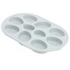 Multi Functional Easter Egg Shaped Cake Mold Silicone Chocolate   Baking Mold Accessory(Blue Grey )
