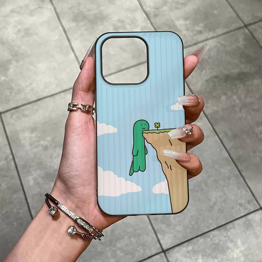 

Cartoon J-Joguman Studio For IPhone 15 16 17 14 13 12 11 Pro Max 16E 16 Plus 17 Air Corrugated Shockproof Phone Cover iPhone 15pro max