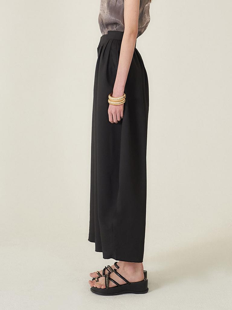 CAHIERS Voluminous Tuck Detail Balloon Wide Pants
