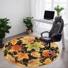 1PC Autumn Leaves Pattern Chair Carpet for Office, Indoor Non-Slip Washable  Carpet, Soft Comfortable Mat For Office Room Yy250930177