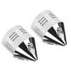 Motorcycle Cover Thin Axle Chrome Cut Nut Black Replacement Accessoryelectroplate