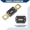 Hihaha High Current Fuse 350A / Audio CD ANM Fuse Bolt-on Fuse for Vehicles, Motorcycles, Boats / Durable Zinc Alloy / Set of 2