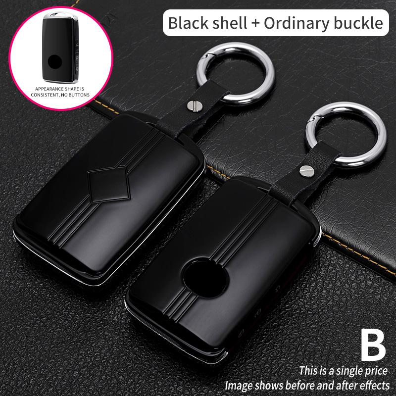 New Abs Carbon Fiber Car Key Cover Case For Mazda 3 Alexa Cx-30 Cx30 Cx5 Cx 5 Cx-5 Cx8 Cx9 Cx4   Auto Accessories
