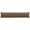 Sofa Cushions 2 Pcs Brown 200 X 40 Cm Fabric