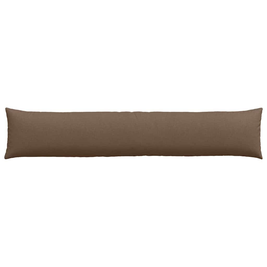 Sofa Cushions 2 Pcs Brown 200 X 40 Cm Fabric