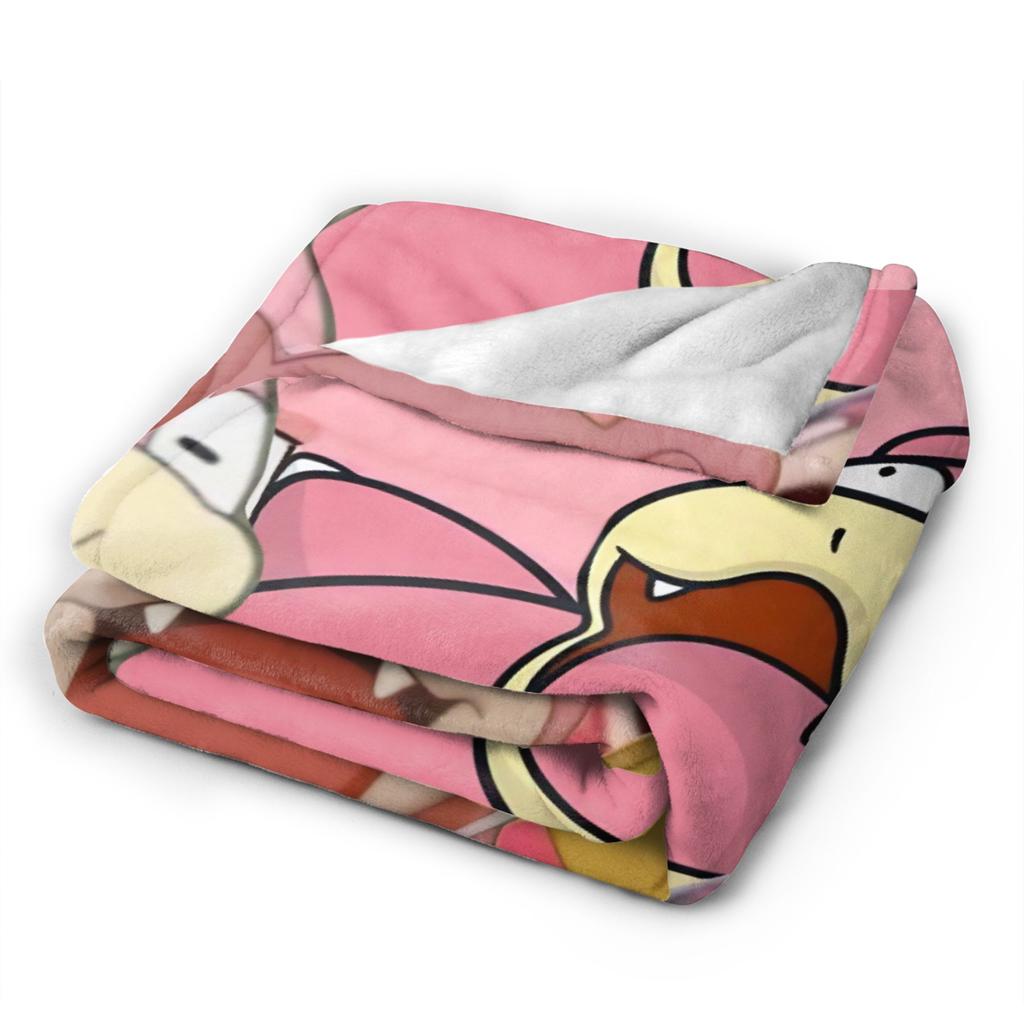 Soft Blankets Decorative Slowpoke Cartoon Bedding Throws  Flannel Bedspread For Outdoor Fashion Sofa Bed Cover