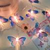 2m 10-LED Butterfly String Light Romantic Festival Wedding Decorative Lamp,Constant Light