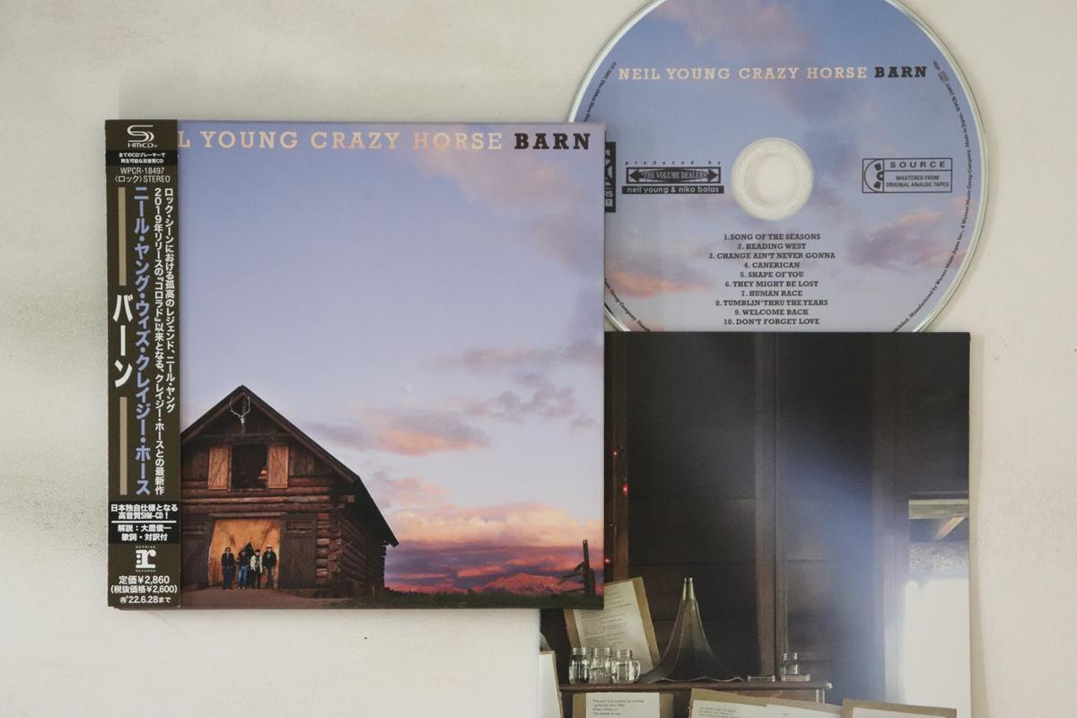 

CD NEIL YOUNG CRAZY HORSE Barn WPCR18497 REPRISE 2021 Japan Obi Rock Used