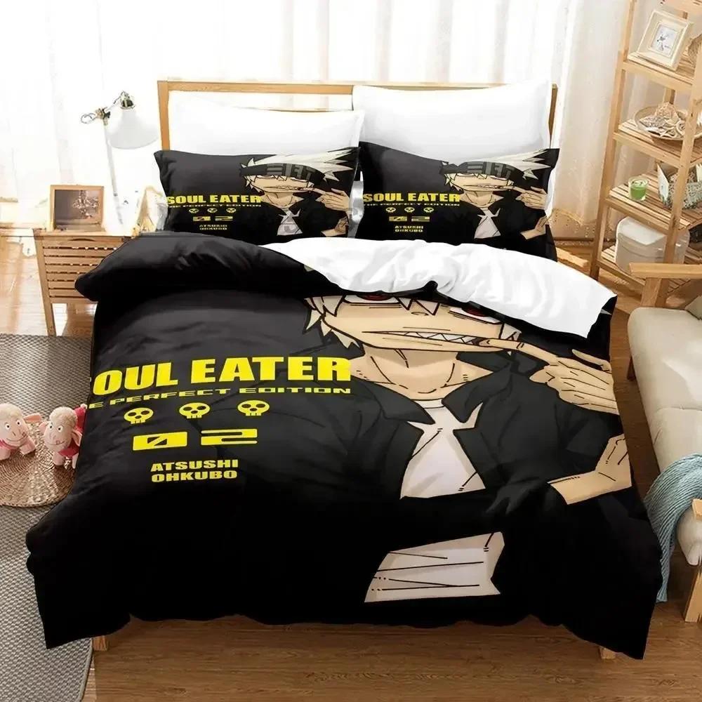 Soul Eater Bedding Set Single Twin Full Queen King Size Bed Set Adult Kid Bedroom Duvet cover Sets 3D Print  bed sheet sets