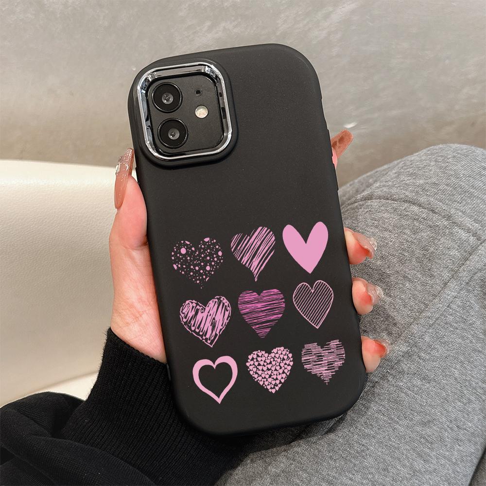 Pro OPPO A16 A38 A57 A58 A74 A78 A98 Reno8T Reno13F Realme C25S C53 C65 Kreslená černá kočka stříbrný okraj měkký tekutý silikonový ochranný kryt