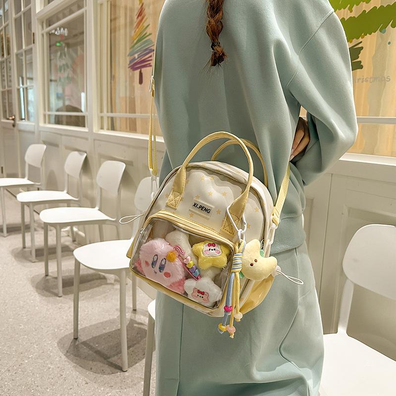 

Super Cute New Anime Backpack Japanese Ins Style Transparent Girl Backpack Cute Handbag