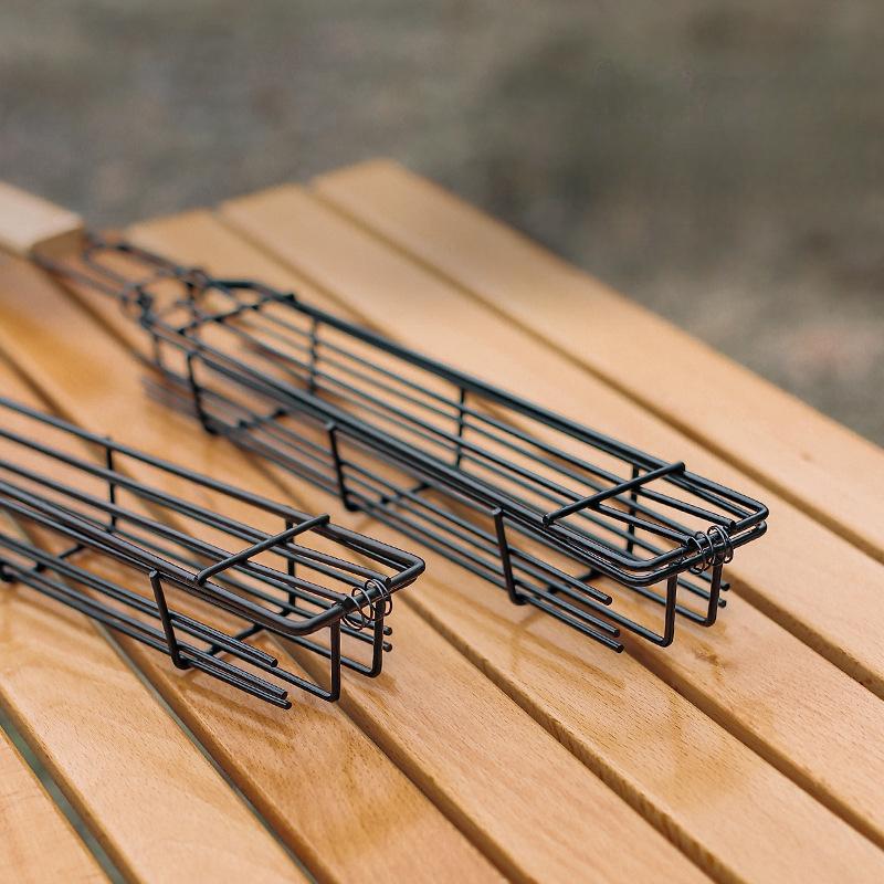 1pcs Portable Nonstick BBQ Grilling Basket, Grill Tool for Outdoor Camping, Picnics, and Backyard Barbecues