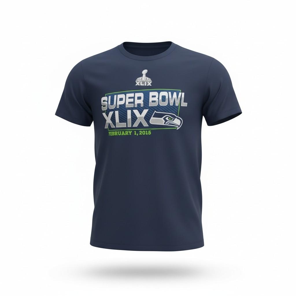 Superbowl Tshirt Seattle Seahawks Size L #144 XL