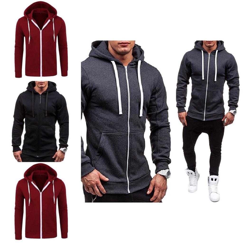 Men's Outwear Winter Hoodies Comfortable Warm Jumper Coat With Soft Material