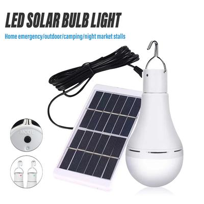 LED Solar Lamba Ampul Dış Mekan Su Geçirmez Taşınabilir Solar Bahçe Asma Işığı Yürüyüş Balıkçılık Acil Durum Işıkları