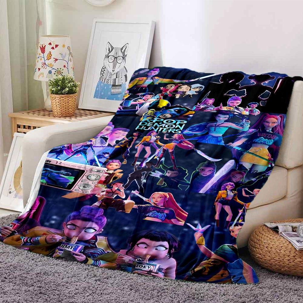 1 Stück Hunter x (12) Weiche Warme Decke für Zuhause, Büro, Reisen Ganzjahres Gemütliche Bettwäsche Geschenk, Büro Gemütliches AccessoireB1
