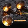 Mini Motorcycle LED Turn Signal Light Flashing Indicator Lamp Clignotant Moto For Honda Cafe Racer 12V 8mm Bullet Turn Signal