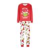 Print Cute Family Set Pajamas, Home Clothes, Family Set Long Sleeve Top Pants Set