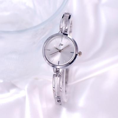 UTHAI CQ362 Einfache runde Damenuhr, hochwertiges Legierungs-Modearmband, Quarzuhr, leichte Luxusuhr, Geschenkuhren für Frauen