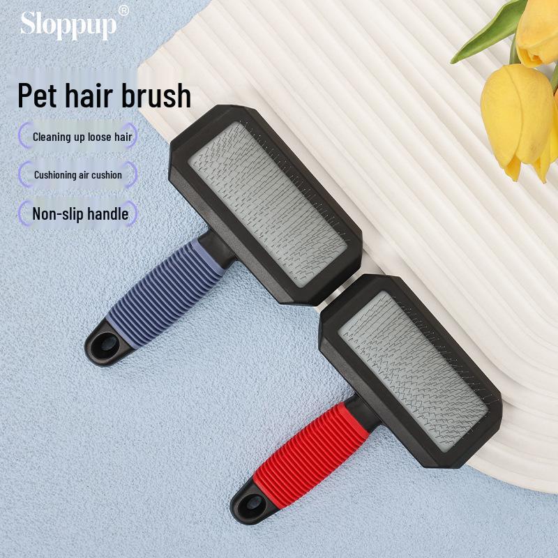 Pet Hair Removal Fluffy Comb - Air Cushion Pin Comb for Dogs & Cats