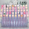 Disposable Flower Series Eyelash Brush with Transparent Test Tube Packaging