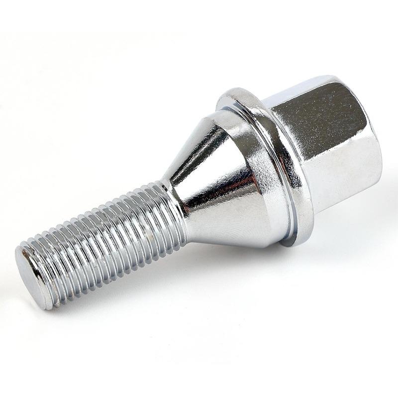 4/20x Car Wheel Studs Lug Bolts Silver Truck Parts Tool M12x1.25x28mm For Jeep Cherokee Renegade Compass Chrysler 200 Dodge Dart