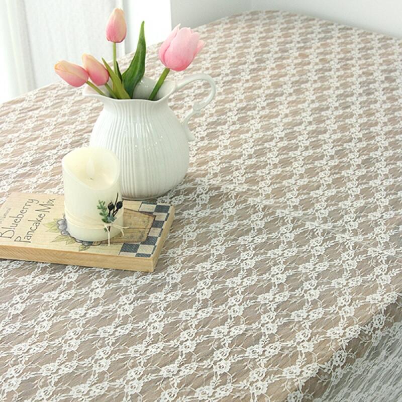 Sally Lace Tablecloth 100x130 One color