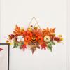 And Halloween Pumpkin Maple Leaf Wall Hanging Ornament For Holiday Decor Home