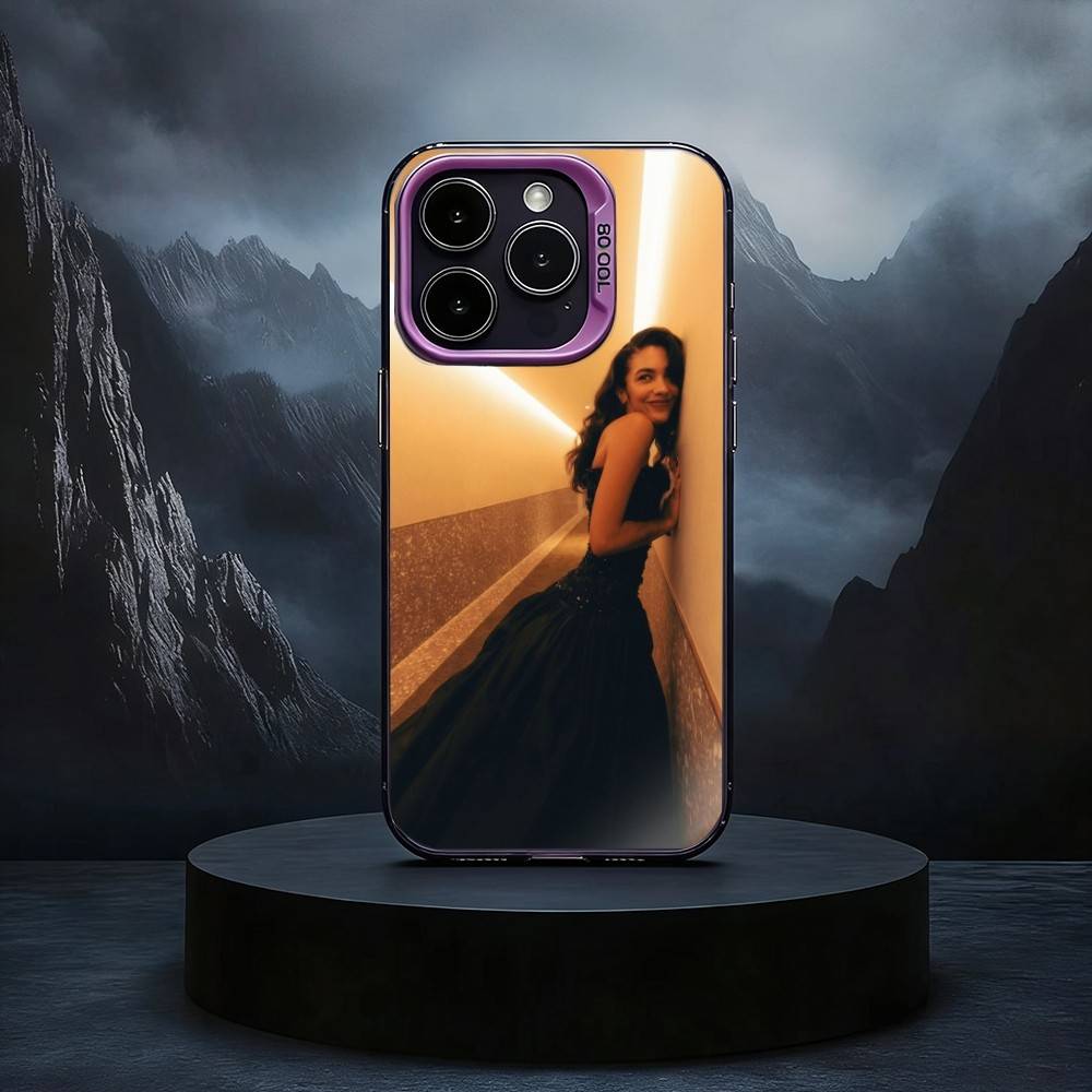 Singer O-Olivia D-Dean Phone Case For iPhone17,16,15,14,13,12,11 Plus,Pro Max Black Candy silver phone case