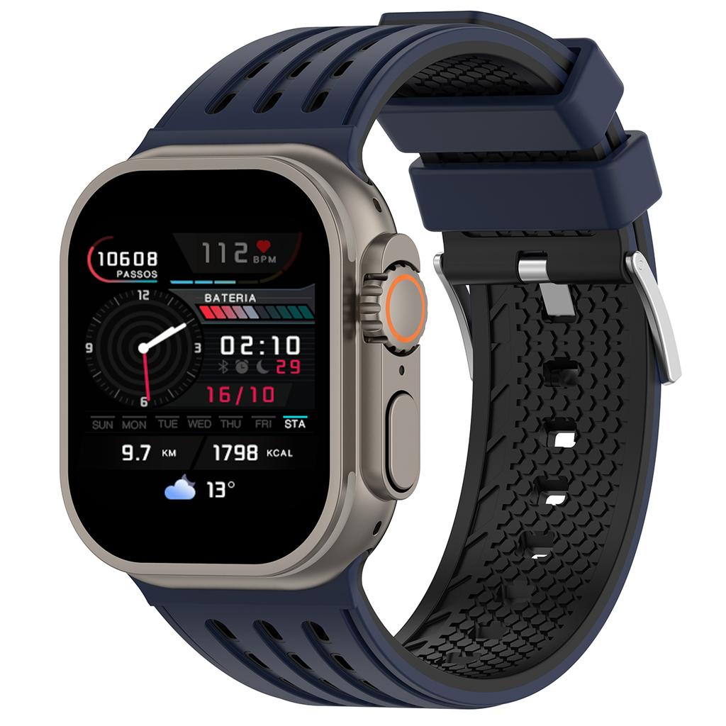 Silicone Bands For Apple watch Ultra 3/2 49mm 46 45 44 42mm sport silicone Bracelet correa for IWatch Series 11 10 9 8 7 6 5 SE