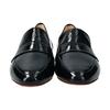 Fabio Rusconi Women's Mocha Leather Loafers, Black Patent Leather, Size 23.5cm