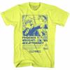 Ace Attorney Print Ad Neon Yellow Heather Adult T-Shirt